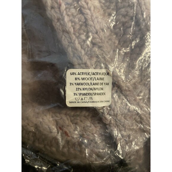 Free People Women's Thick Scarf Whipstitch Cable 80” One Size MSRP $58 Pink NEW - Picture 6 of 7